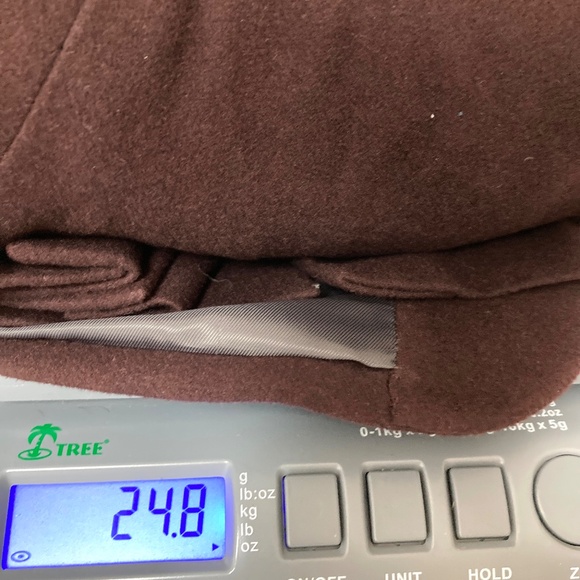 unisex blazer jacket Jos A. Bank 44S M brown wool/ silk classic academia hipster - Picture 13 of 13